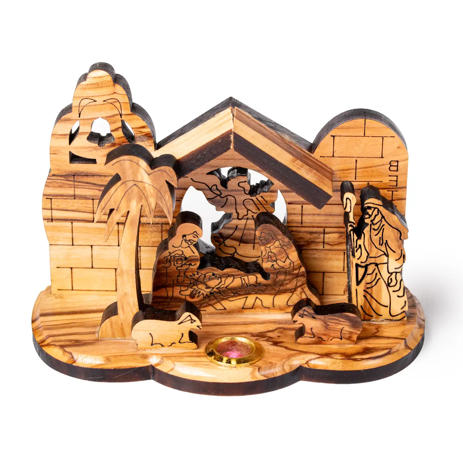 Mała Szopka Bożonarodzeniowa z Kadzidłem - zdjęcie produktu