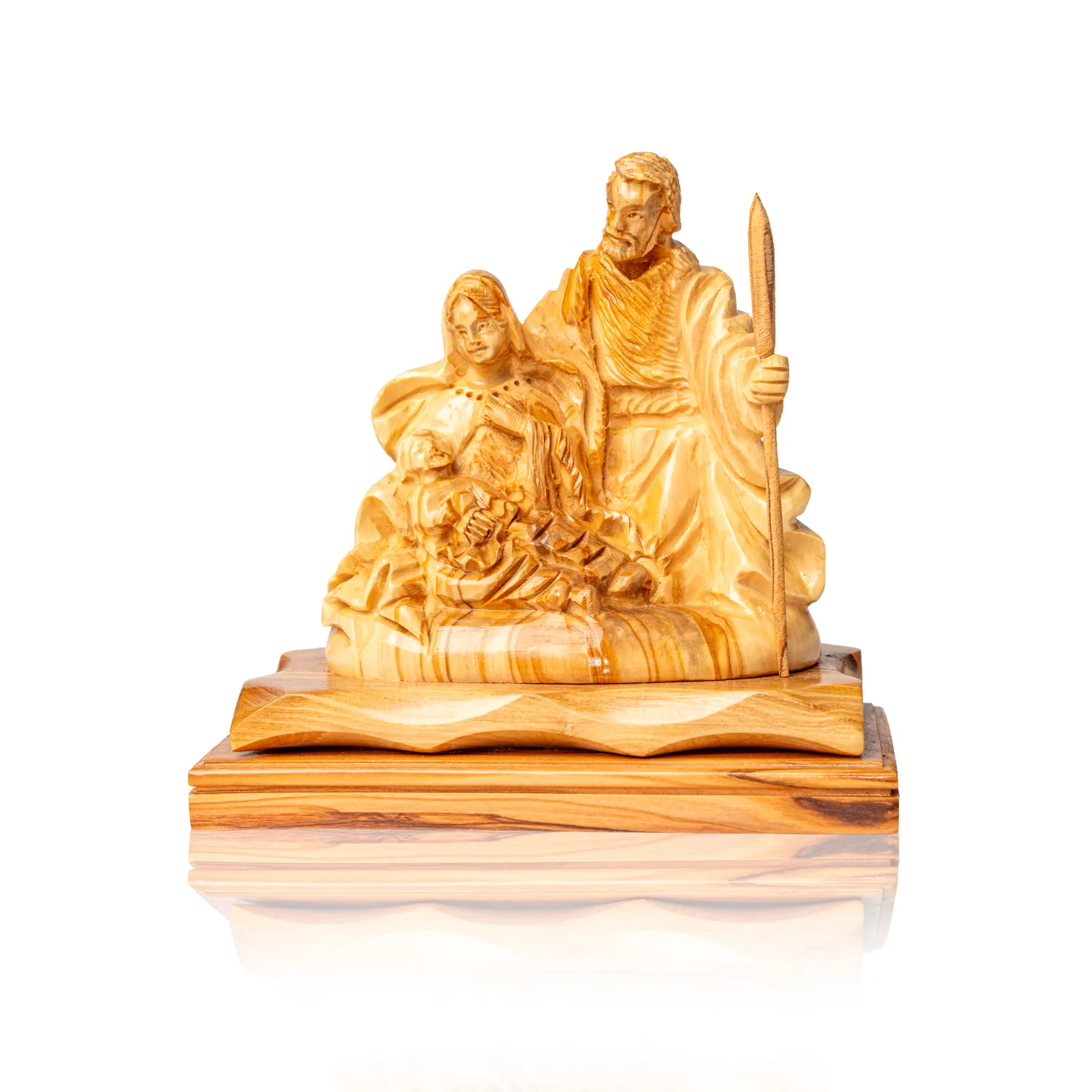 malebetlejempl-produkt-26webp - Małe Betlejem - Dewocjonalia z drzewa oliwnego Rzeźba drewniana Rodzina Święta z Betelejem - zdjęcie produktu