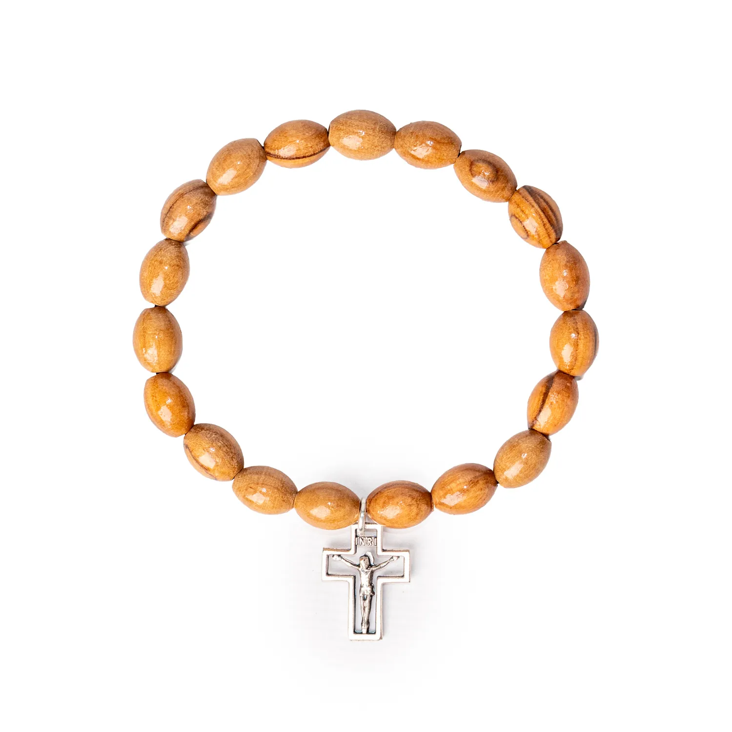 malebetlejempl-produkt-43webp - Małe Betlejem - Dewocjonalia z drzewa oliwnego Drewniana bransoletka z krzyżem - ręcznie wykonane z drewna oliwnego z Betlejem