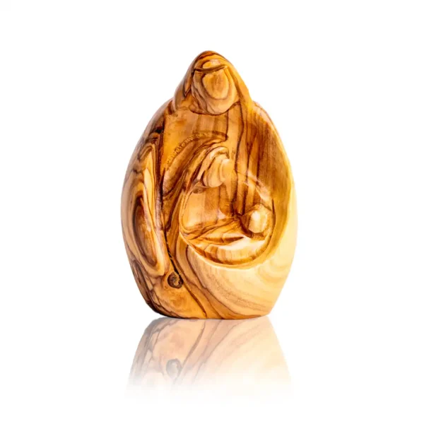 Święta Rodzina: Opieka i Miłość - Ręcznie Rzeźbiona